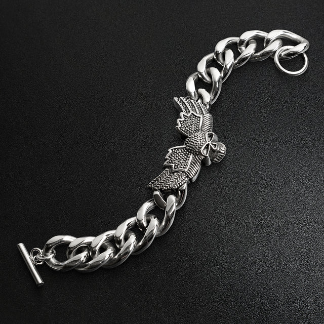 Skull Wings Bracelet