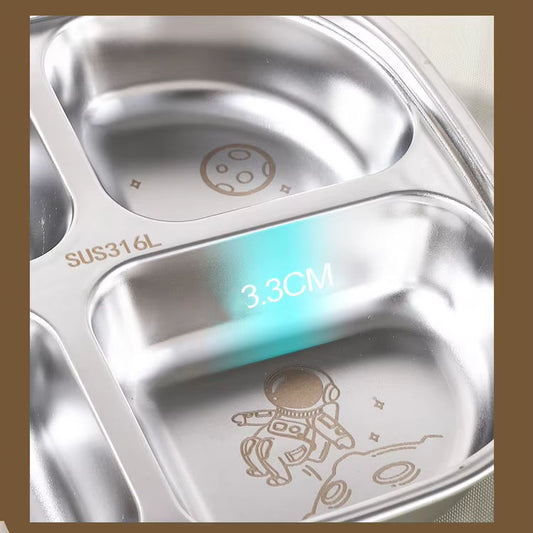 Stainless Steel Four-grid Plate