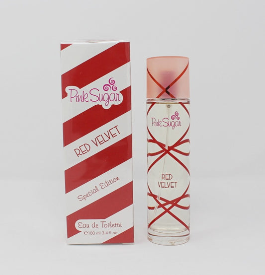 PINK SUGAR RED VELVET (W) EDT SP 3.4oz SPECIAL EDITION