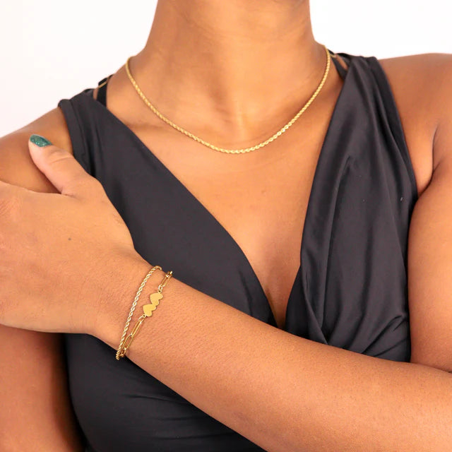 Heart Engravable Bracelet