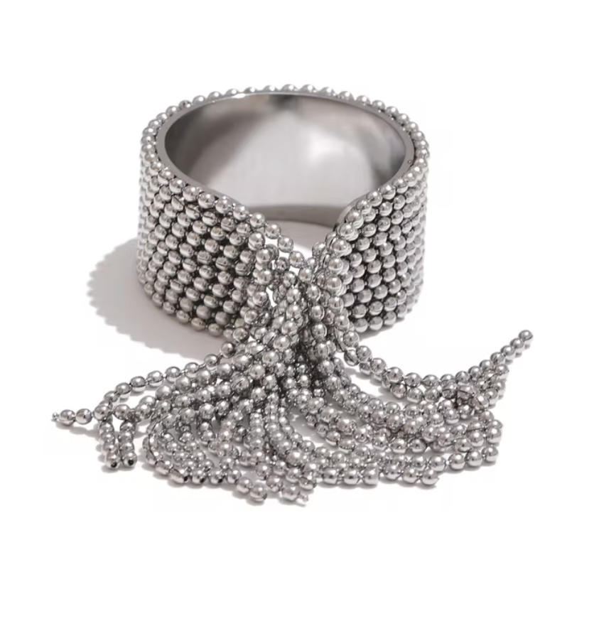 Tassel Finger Ring 18K PVD
