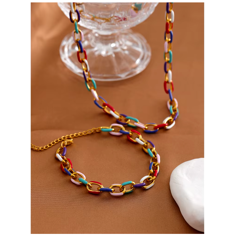 Rainbow Bracelet 18K PVD