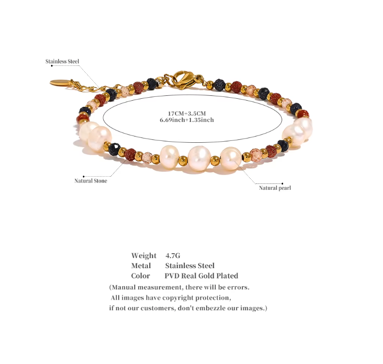 Freshwater Pearl 18K PVD