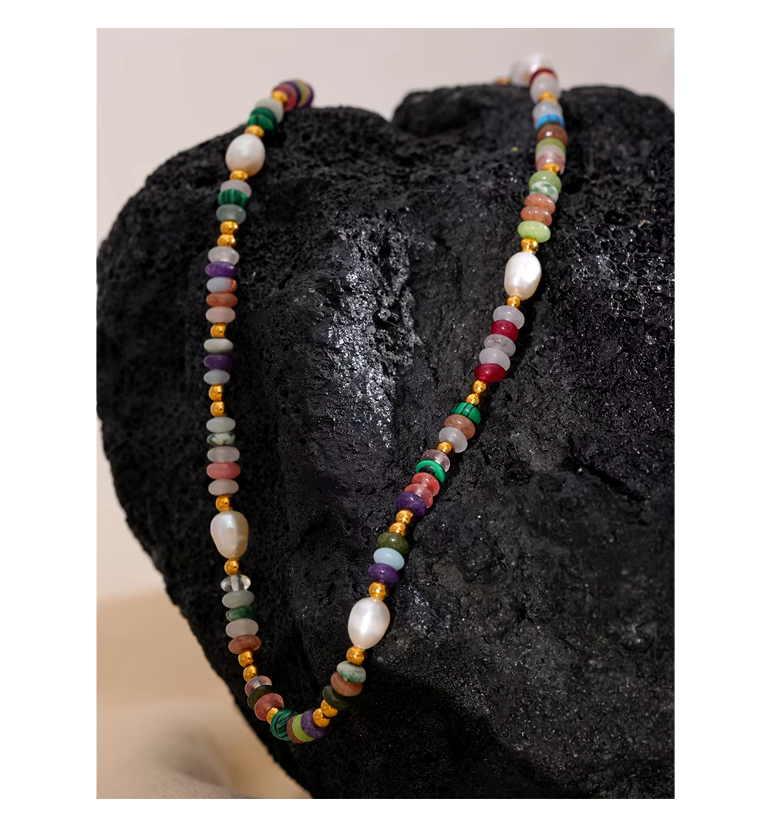 Handmade Boho Necklace 18k