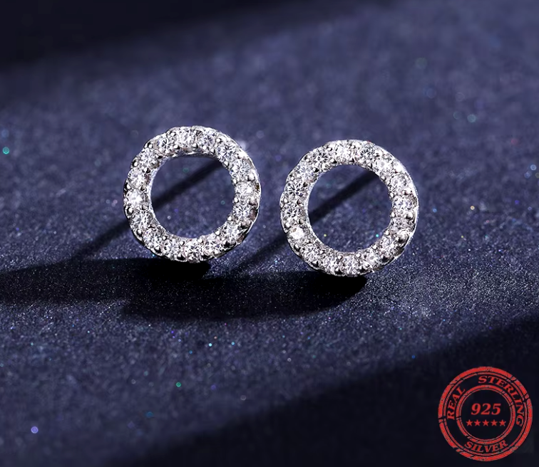Round studs 925 Silver