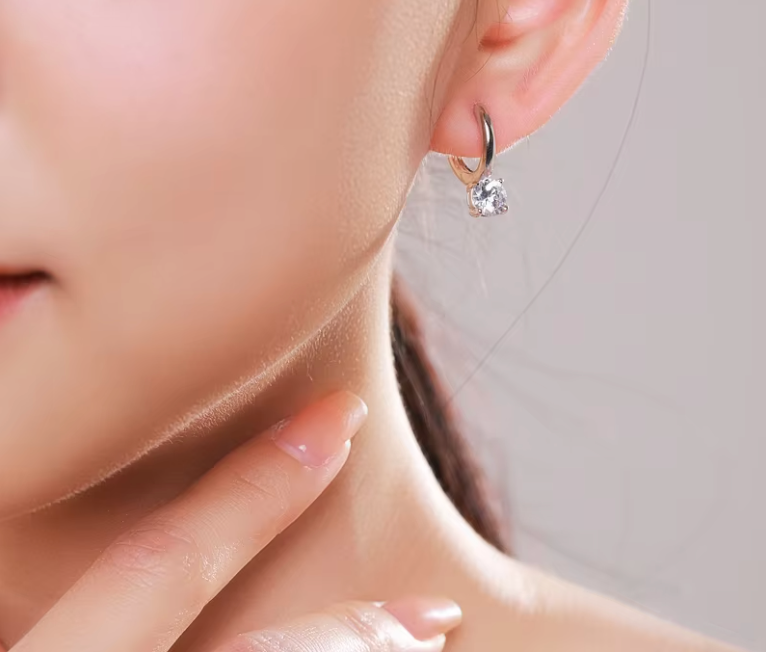 Hoop Heart 925 Silver