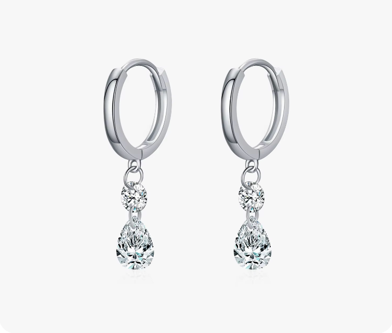 Hoop Heart 925 Silver