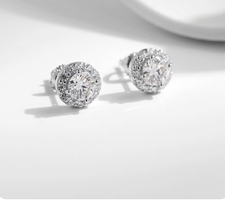 Classic 925 Silver Moissanite