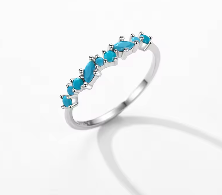 Turquoise Ring 925 Silver