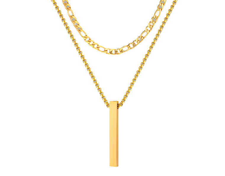 Layered Wheat Necklace