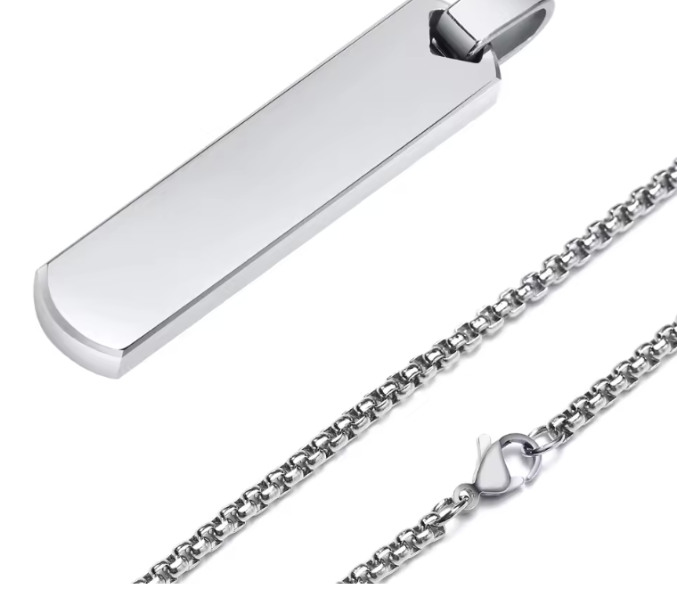 Initial Bar Necklace
