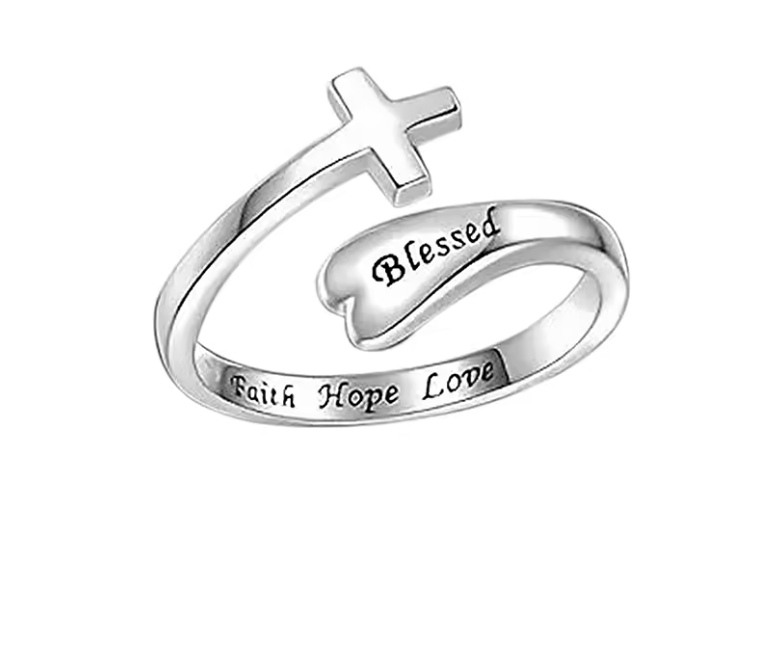 Engraved Ring 925 Silver