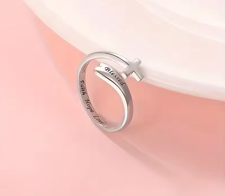 Engraved Ring 925 Silver
