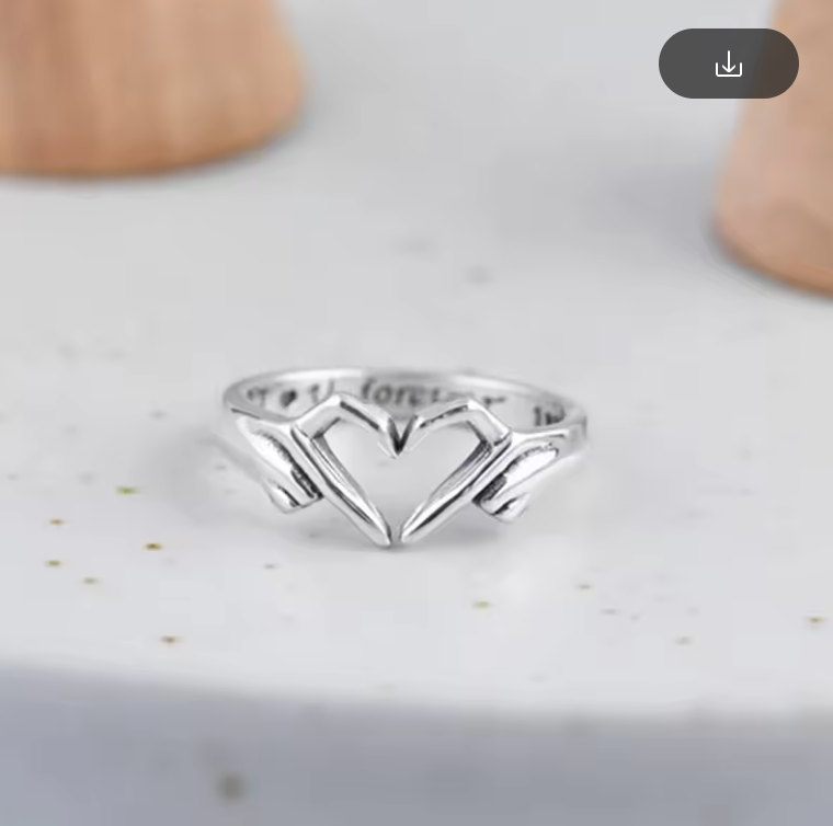 Engrave Ring 925 Silver