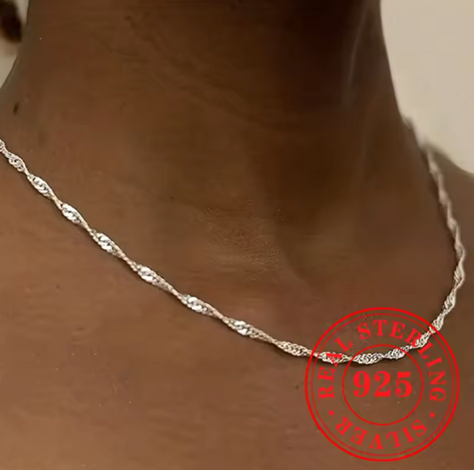 Wave Chain Necklace