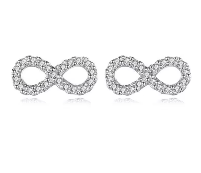 Infinity Stud 925 Silver
