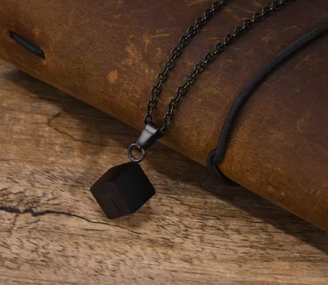3D Square Urn Necklace
