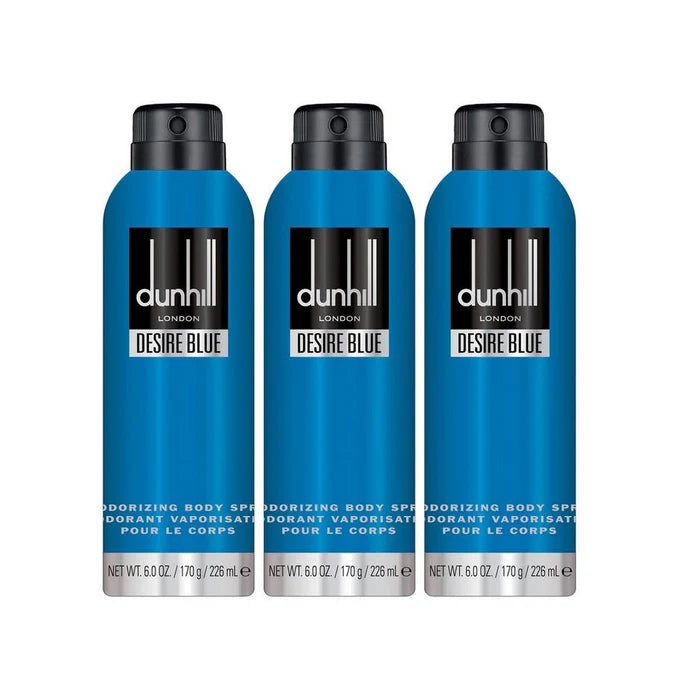 DUNHILL DESIRE BLUE LONDON (M) DEODORIZING BODY SPRAY 6.0oz