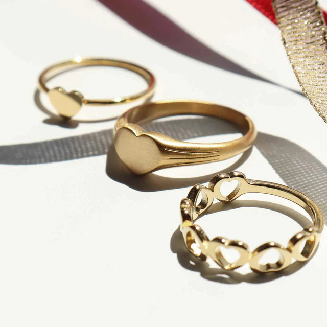 Heart Stacking Ring