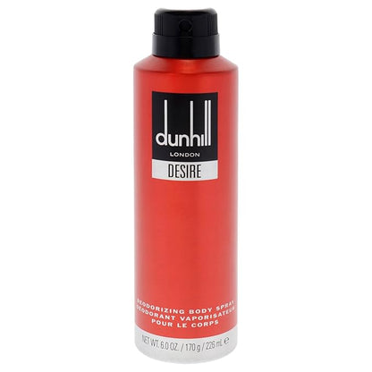 DUNHILL DESIRE RED LONDON (M) DEODORIZING BODY SPRAY 6.0oz