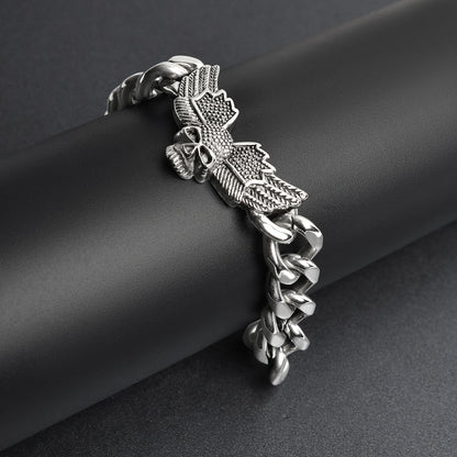 Skull Wings Bracelet