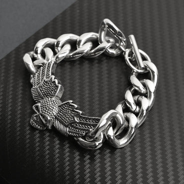Skull Wings Bracelet