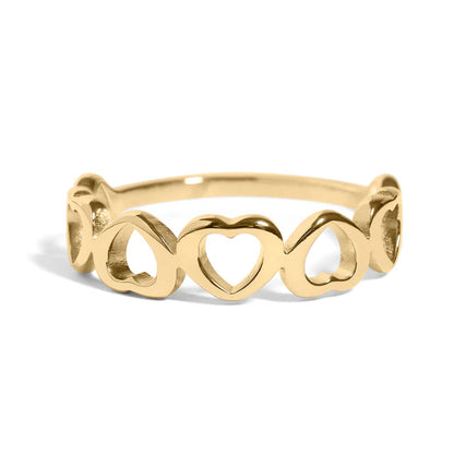 Peace Sign Stacking Ring