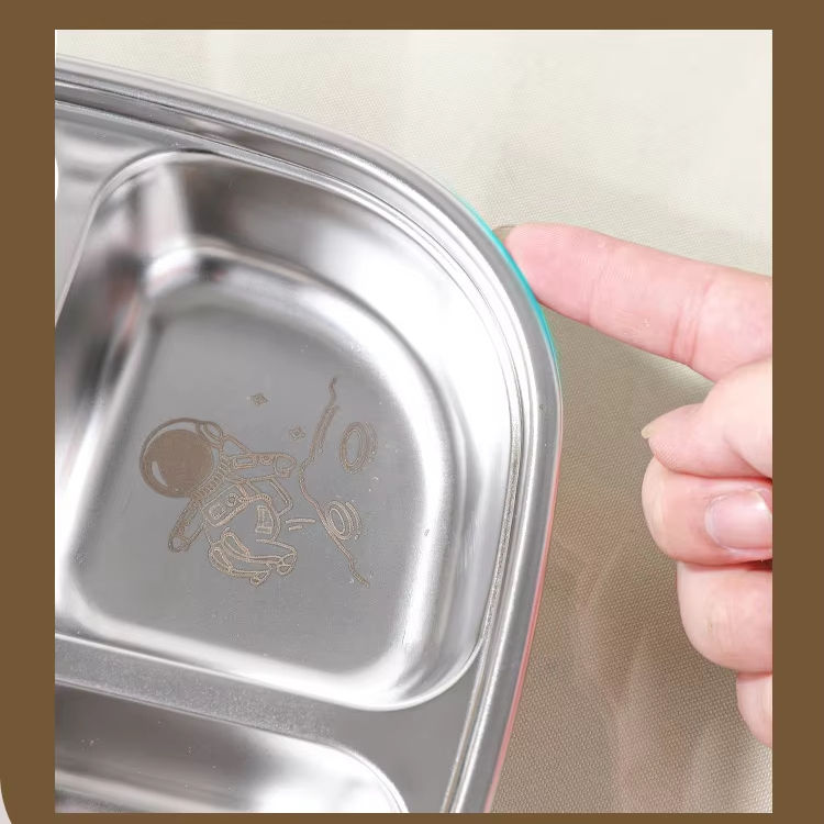 Stainless Steel Four-grid Plate