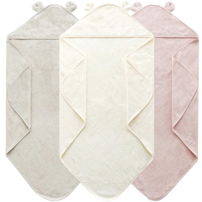Organic Cotton Baby Hooded Towel (30x30 inch)