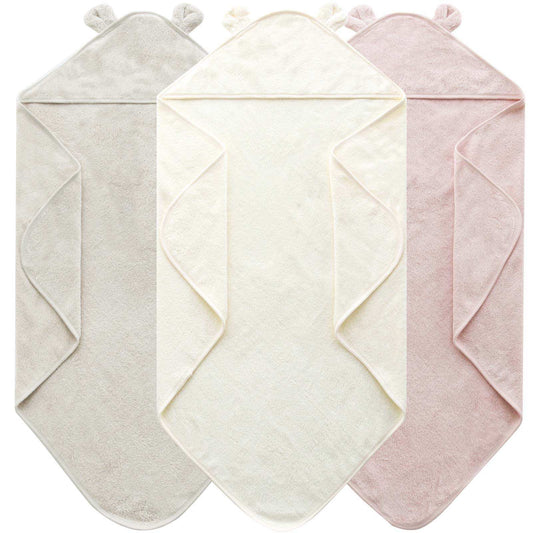 Organic Cotton Baby Hooded Towel (30x30 inch)