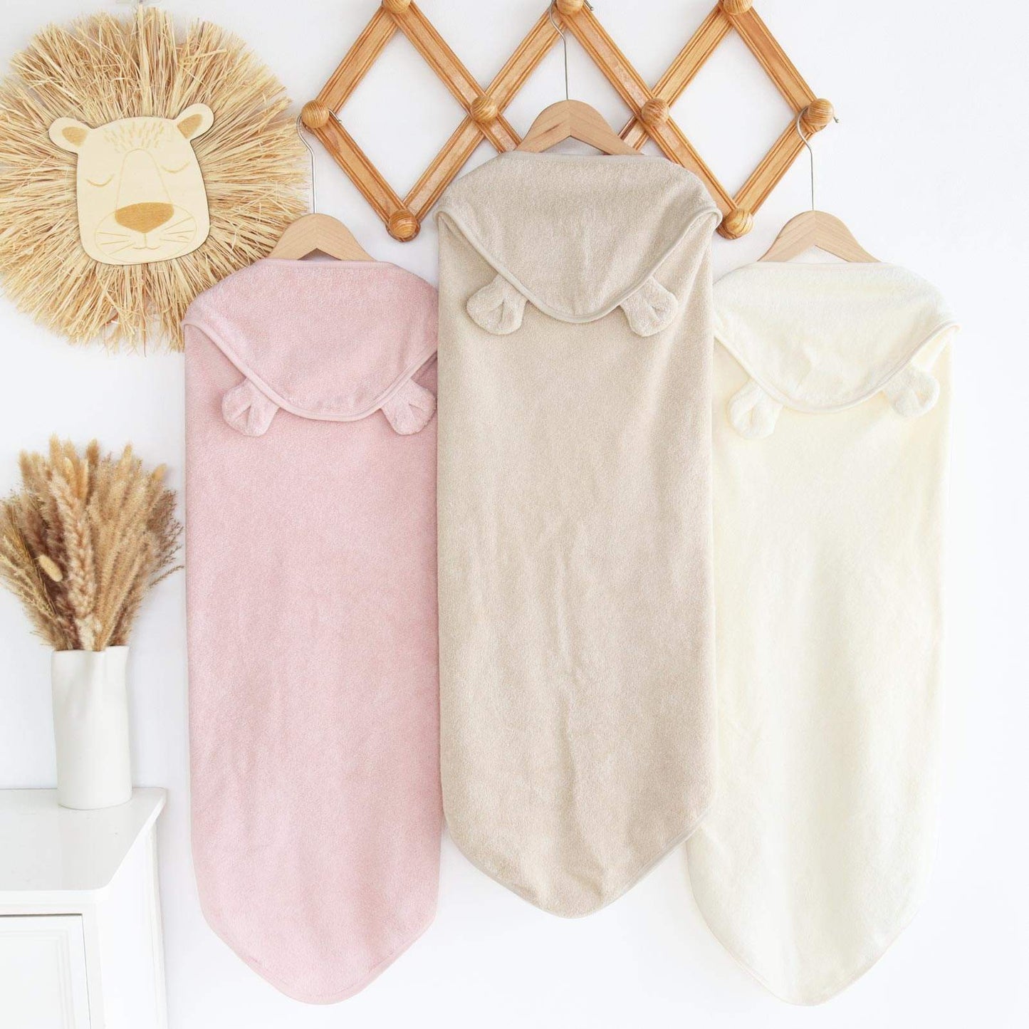 Organic Cotton Baby Hooded Towel (30x30 inch)