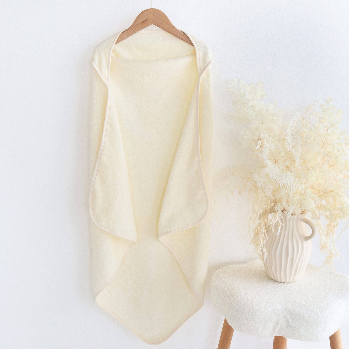 Organic Cotton Baby Hooded Towel (30x30 inch)