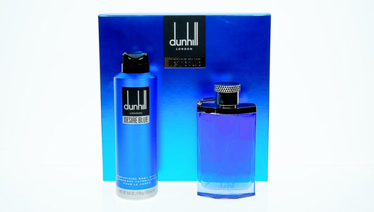 DUNHILL DESIRE BLUE (M) 2PC SET(3.4oz EDT sp, 6.0oz Deo Body Spray)