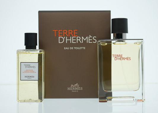 HERMES TERRE D'HERMES(M) 2PC SET(3.3oz edt sp, 2.7oz Shower Gel)