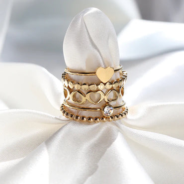 Heart Stacking Ring