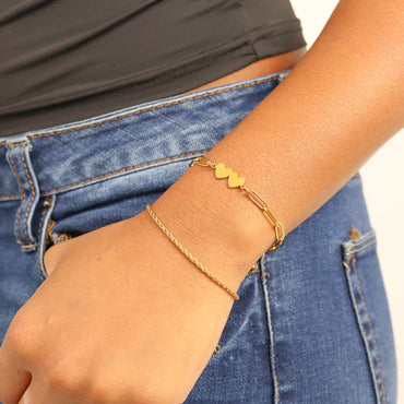 Heart Engravable Bracelet