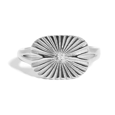 Sunburst Rectangle Ring