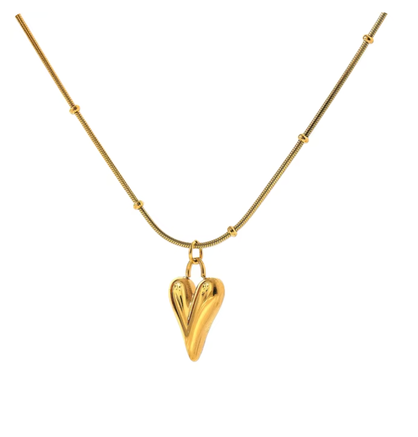 Heart Pendant 18K PVD