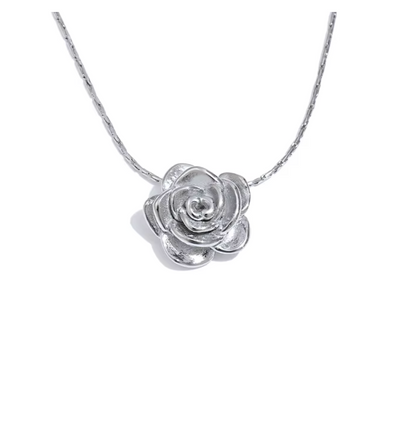 Flower pendant 18K PVD