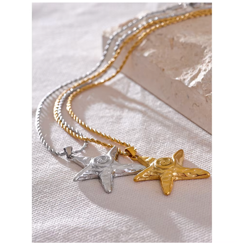 Starfish Pendant 18K PVD