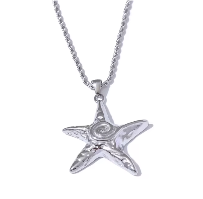 Starfish Pendant 18K PVD