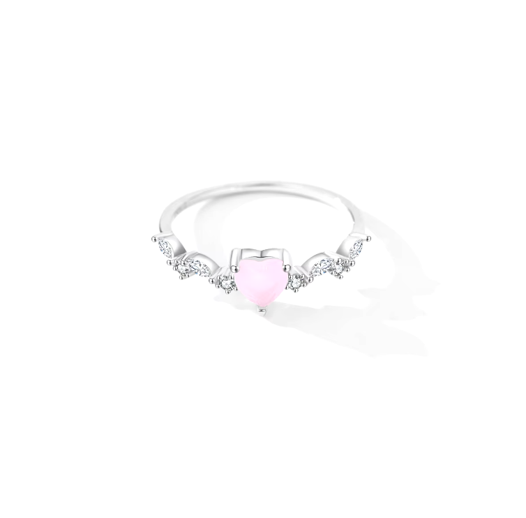 Pink Crystal 925 Silver