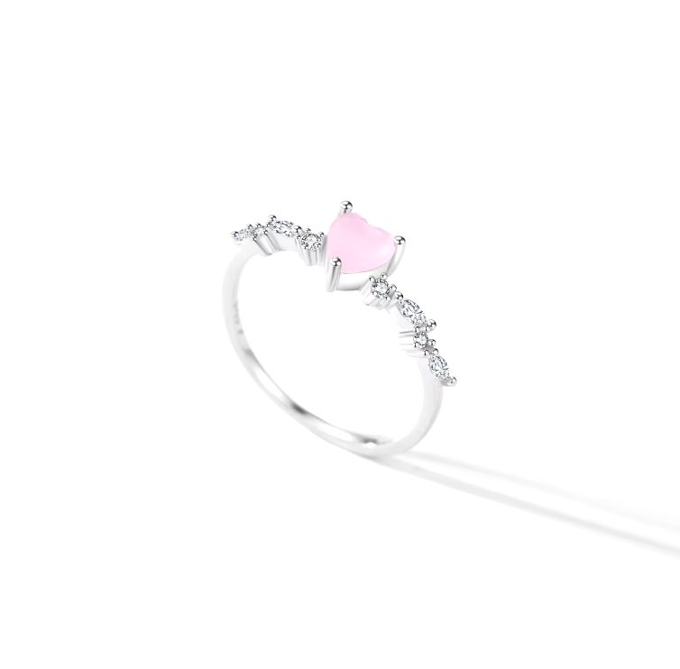 Pink Crystal 925 Silver