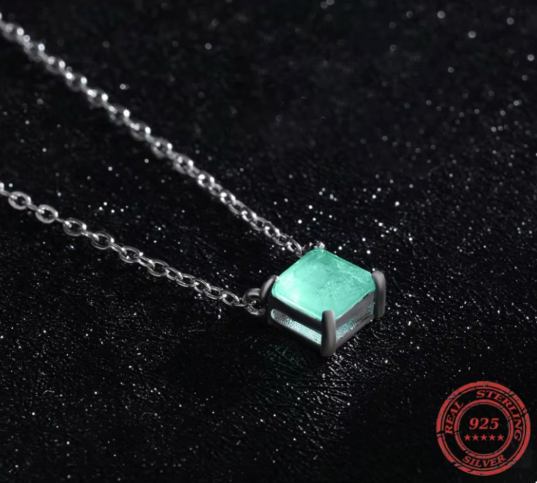 Tourmaline Necklace 925 Silver