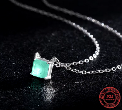 Tourmaline Necklace 925 Silver