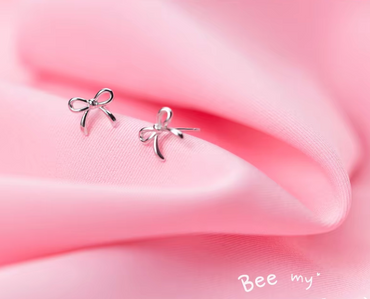 Bowknot earrings 925 Silver