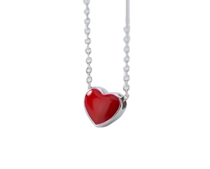 Enamel Hearts 925 Silver