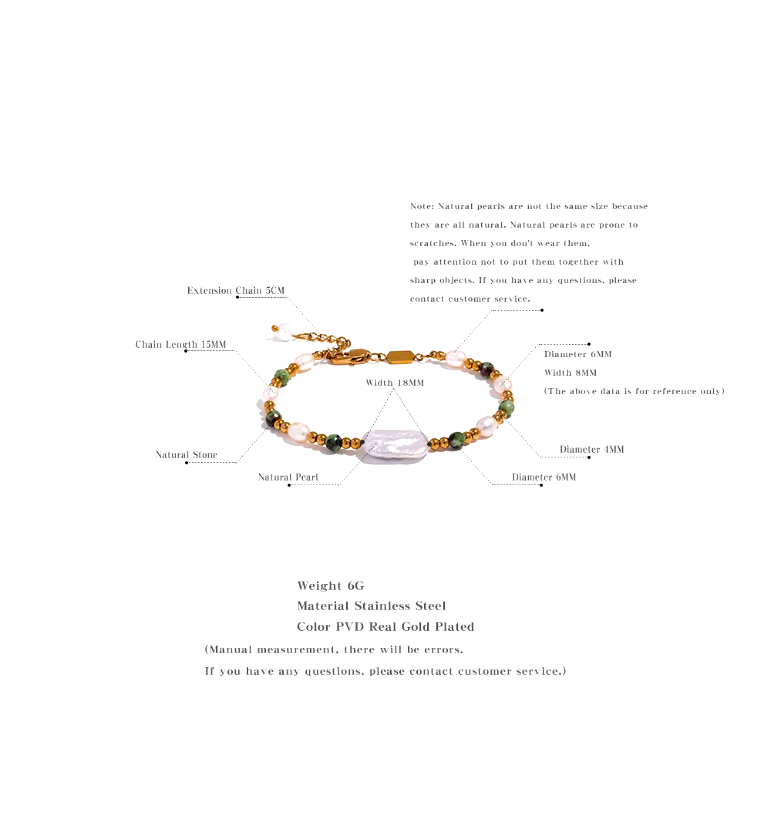 Baroque Bracelet 18K PVD