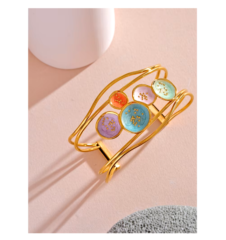 Enamel 18K PVD