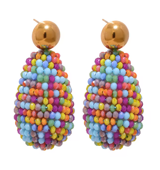 Multicolor Earrings 18K